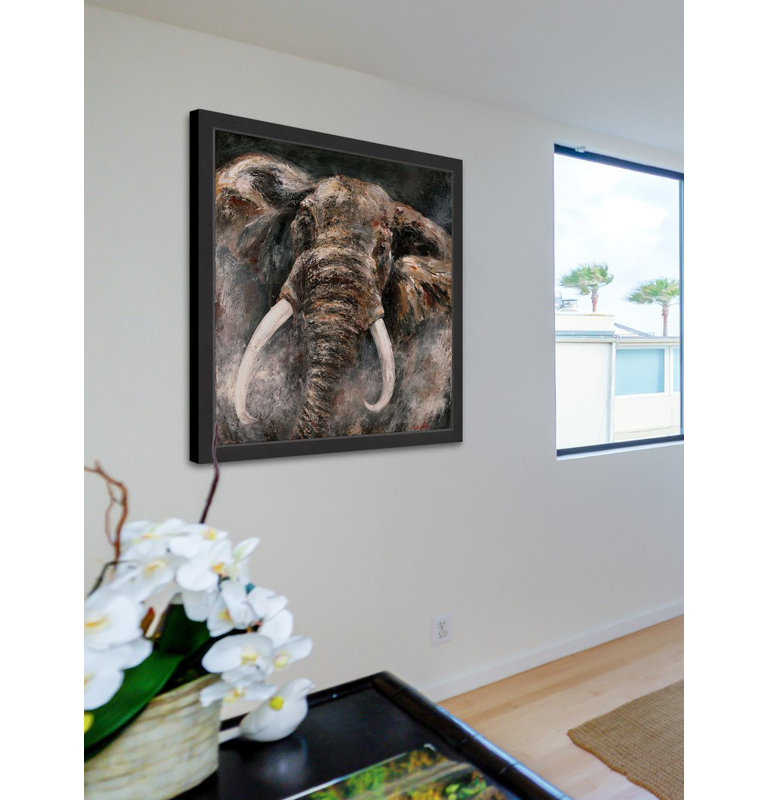 Bergerac - Single Picture Frame Painting, 41cm H x 41cm W