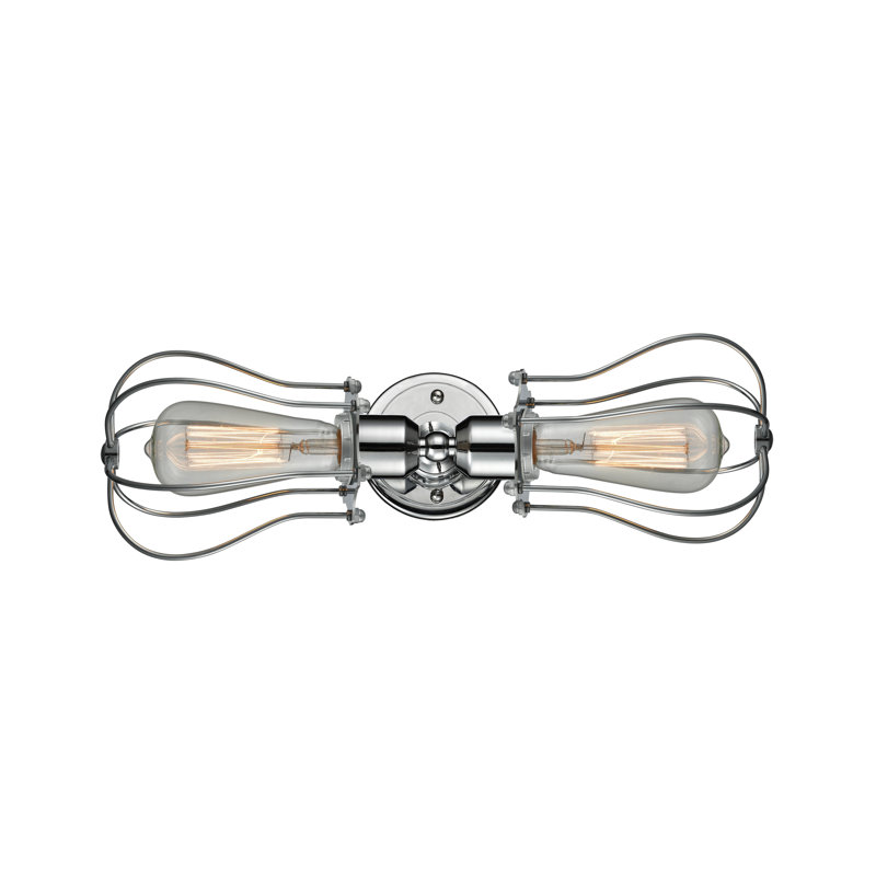 Welles Armed Sconce, Polished Chrome, LED, Polished Chrome