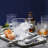 String Of Pearls Aluminum Tray
