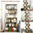 75" H x 31.5" W Geometric Bookcase-1600688502-1600688503