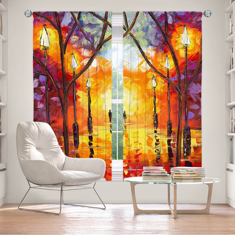 Jenavieve Room Darkening Curtain Pair, 40" W x 82" L