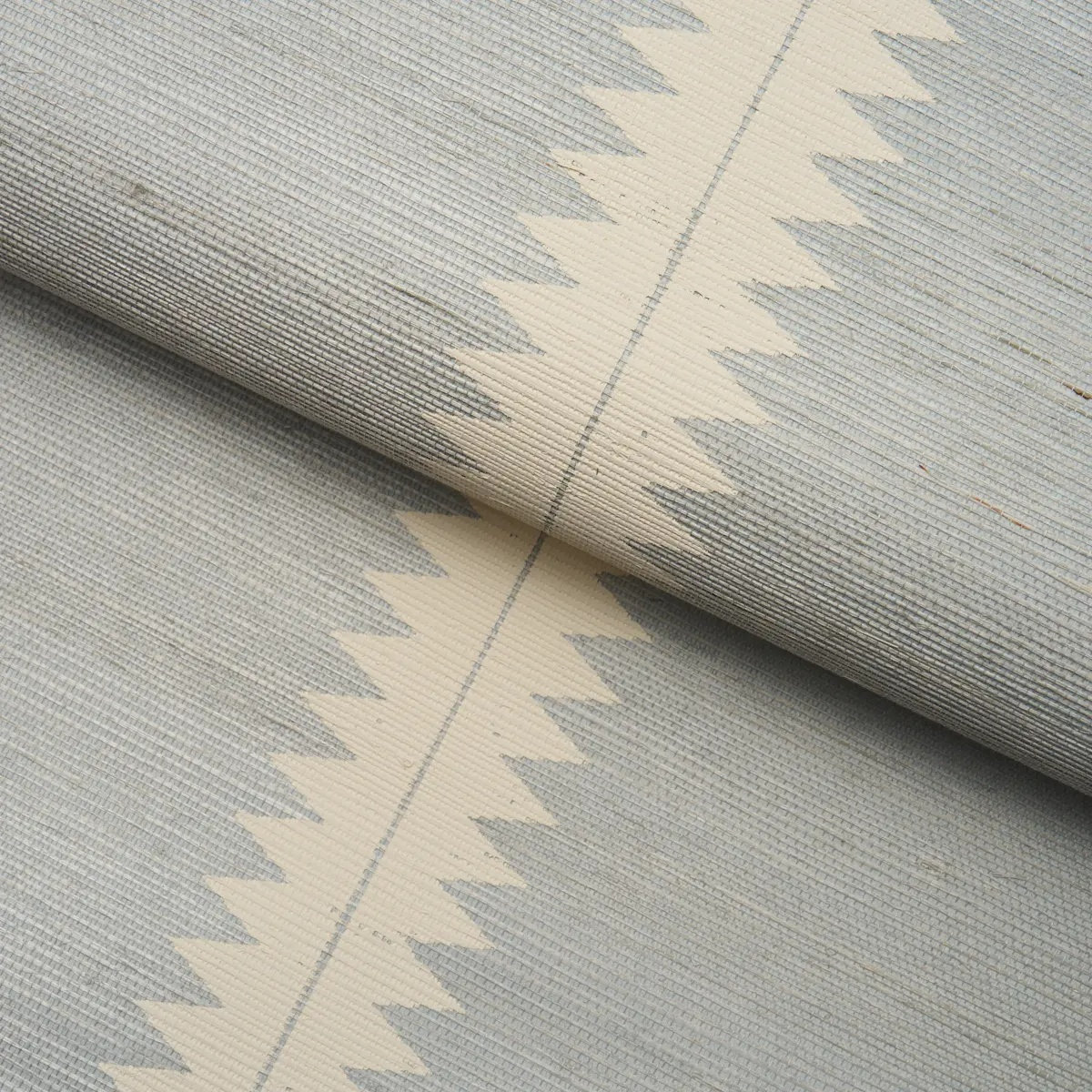 Bristle Stripe Sisal Wallpaper, Mineral
