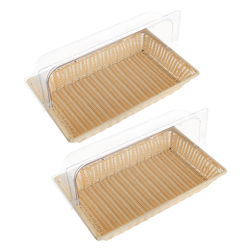 Boîte à pain avec couvercle 2 pièces, Beige