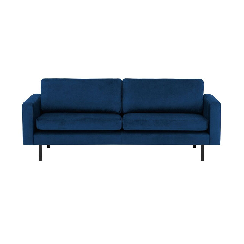 Lioni 3 Seater Velvet Sofa, Blue