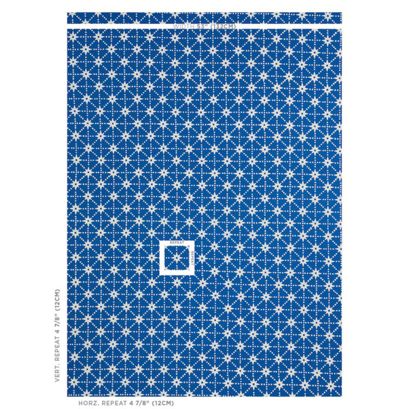 Schumacher x Molly Mahon Stars Fabric