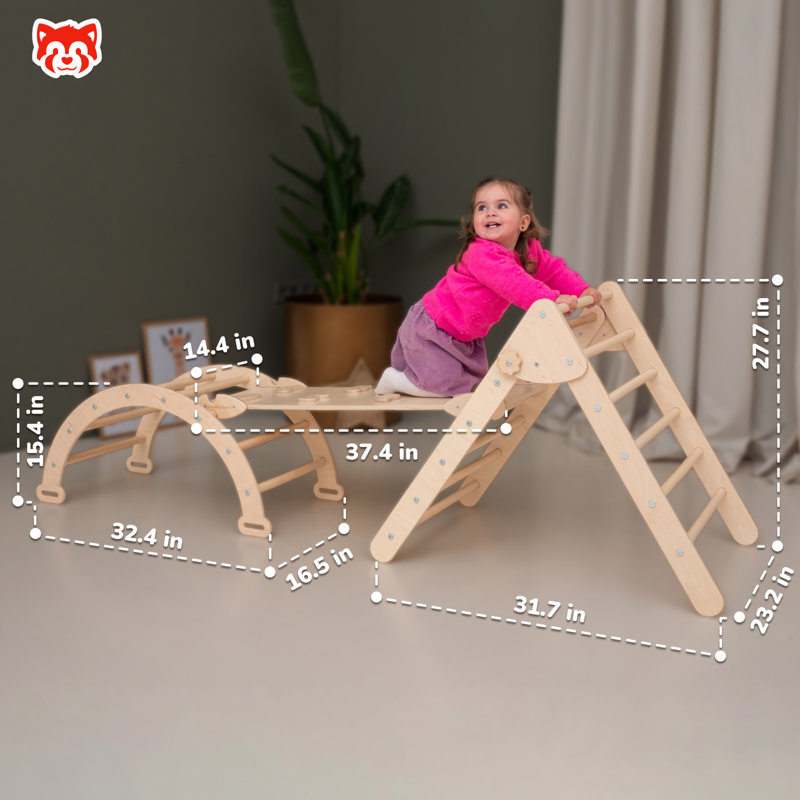 WoodandHearts 102'' W Wood Climber