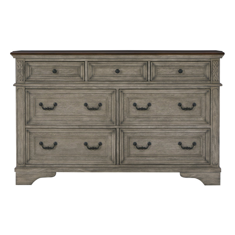 Commode double 7 tiroirs Hafiz