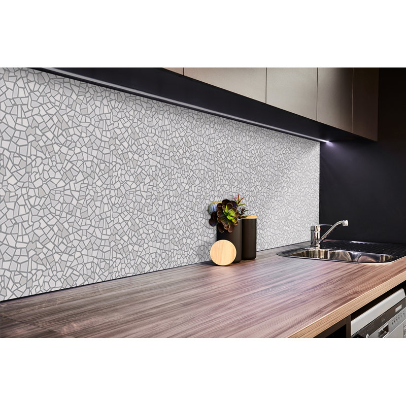 Self Adhesive Vinyl Splashback 39,37x19,68 Inch Wall Tiles Wall Stickers Tile Peel and Stick Sticker
