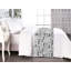 Ambesonne Valentines Day Bed Runner Monochrome Love Word Charcoal Grey and White-106928574