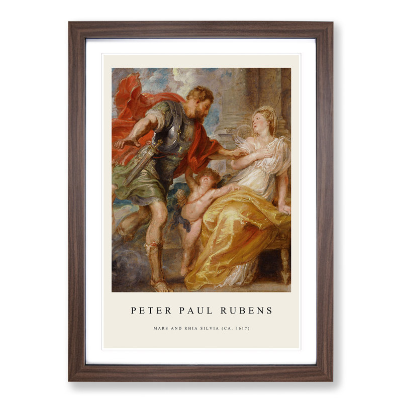 Modello by Peter Paul Rubens - Picture Frame Painting, 65cm H x 48cm W x 2cm D, Walnut