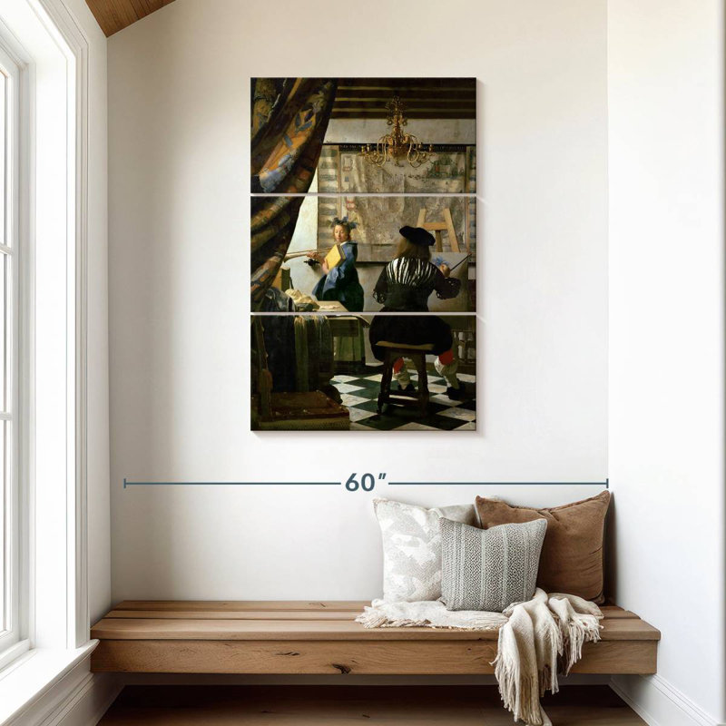 Leisha The Painter And His Model, 45" H x 28" W