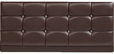 Upholstered Faux Leather Headboard