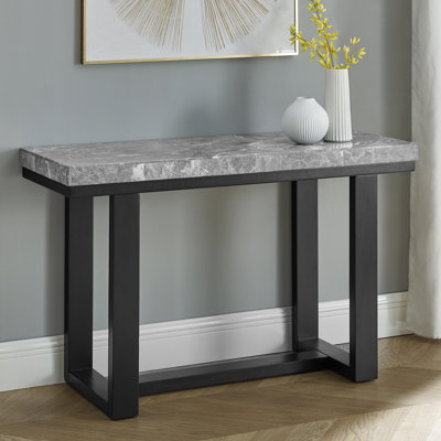 Anagabriel 48'' Marble Top Console Table