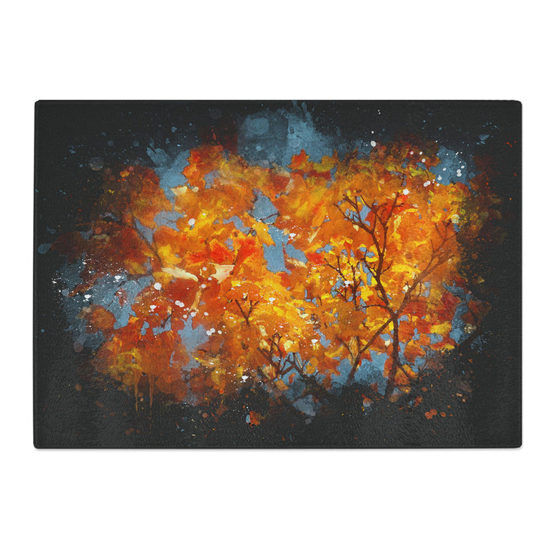 Maple Tree Vol.3 Paint Splash Chopping Board, 20cm W x 28.5cm L