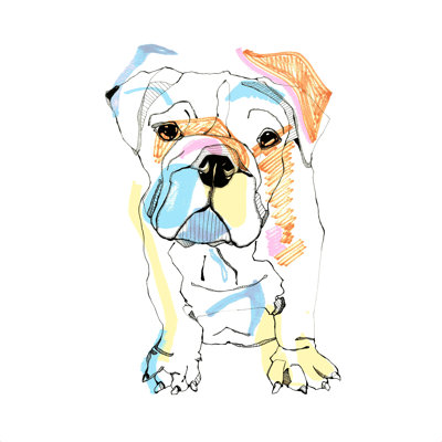 «Temperley Casey Rogers Bulldog Color» par Casey Rogers - impression
