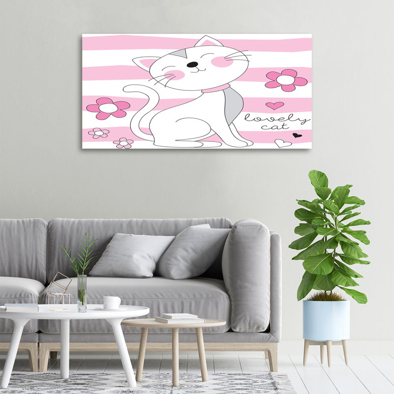 White Cat - Wrapped Canvas Print