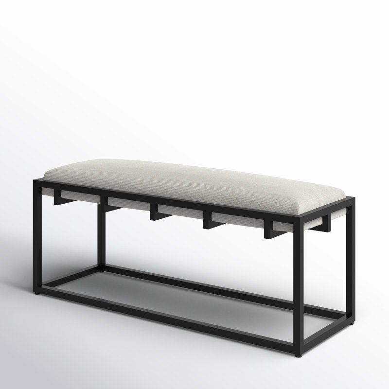 Bridget Polyester Blend Upholstered Bench