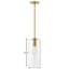 Luminaire suspendu cylindrique à 1 lumière Keaz-69559453