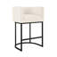 Tabouret de comptoir rembourré Charney