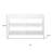30" White Wood Two Shelf Bookcase-1556346832