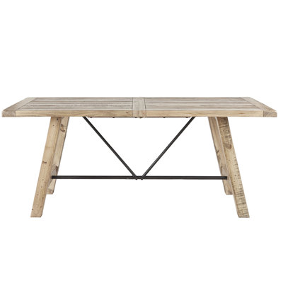 Table de salle à manger en bois massif Style 6 pièces pour 6 personnes
