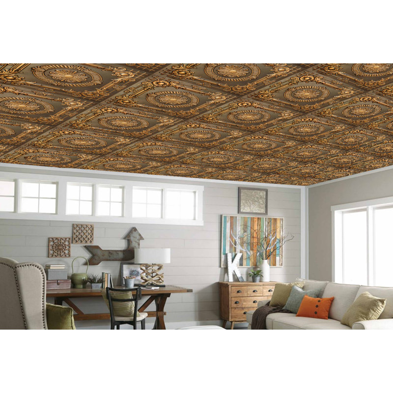 Carreau de plafond en PVC 2 pi x 2 pi Falkirk Perth