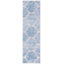 Tapis gris / bleu Jessa Ikat-2070886625