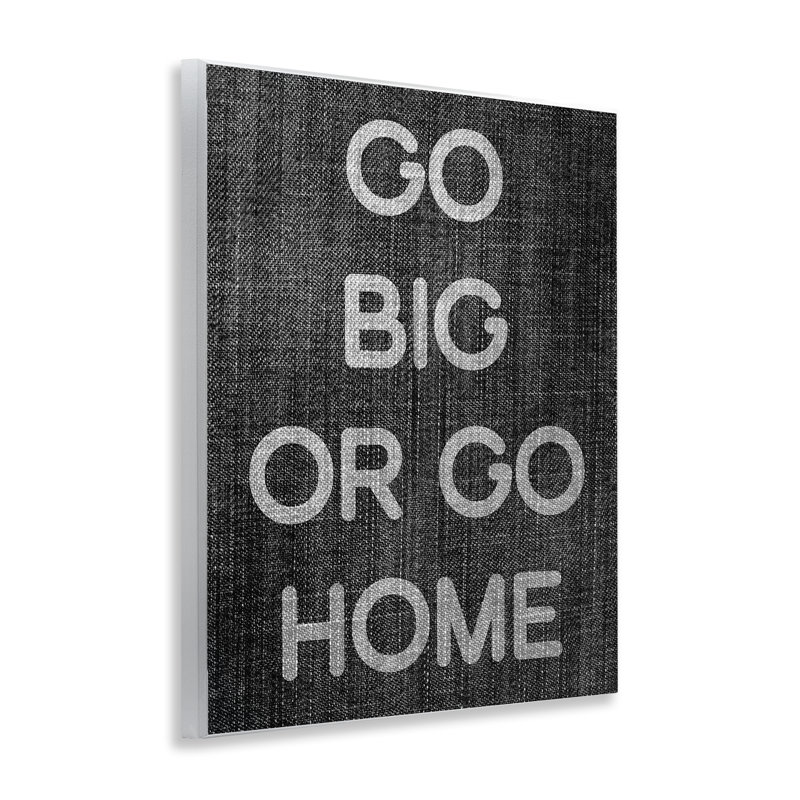 Art mural «Go Big or Home» par Daphne Polselli
