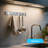 Stainless Steel Flip Wall 6-hook Wall Mounted Coat Rack