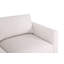 Canapé modulaire moderne en tissu avec méridienne large Oatmeal Performance-129177254