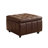 23.5" W Square Faux Leather Ottoman With Storage Puff with Casters-1613154858