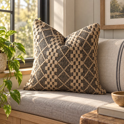 Housse de coussin en coton
