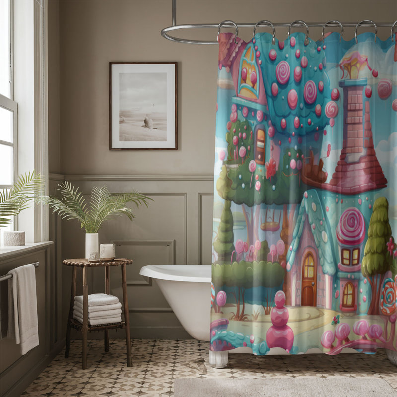 Rideau de douche Sweet Hideaway - Premium, H 74 po x l 71 po