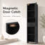 Armoire de rangement 65,5 po Black Farmhouse