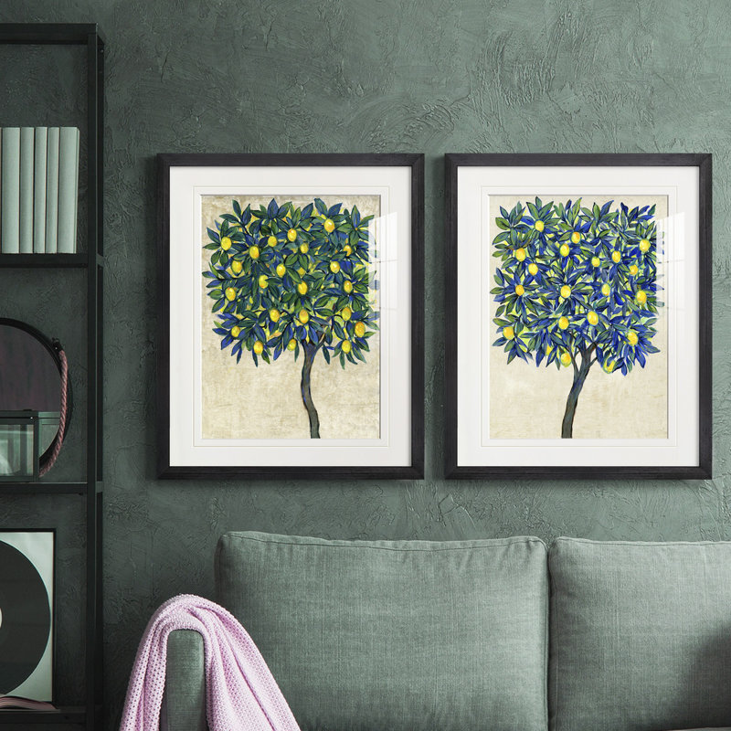 " Lemon Tree Composition I " 2 - Pieces