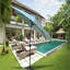 Parasol moderne de 9 pi-223708490