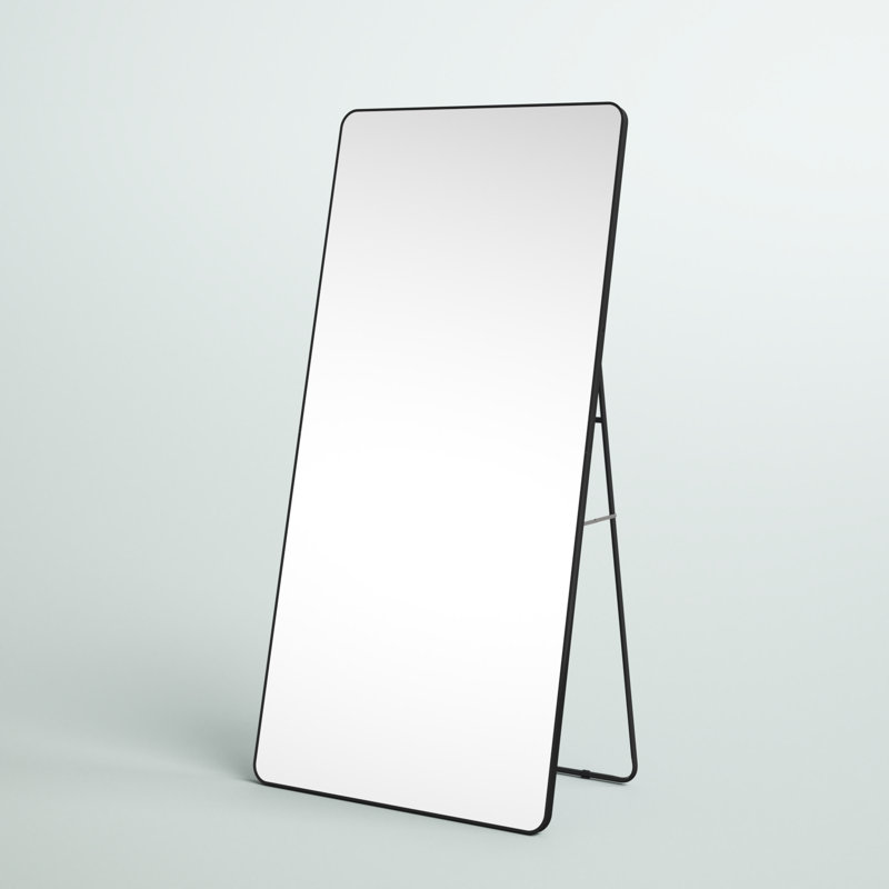 Destefano Essence Full Length Mirror, Black, 72" x 36"