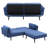 Albana 81'' Upholstered Tufted Convertible Sofa