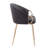 Josie 19.25" Faux Leather Upholstered Armchairs-81701926-81701927