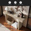 Rustic Farmhouse Console Table , Distressed Wood Finish Entryway Sofa Side Table For Living Room, Hallway-1600903233