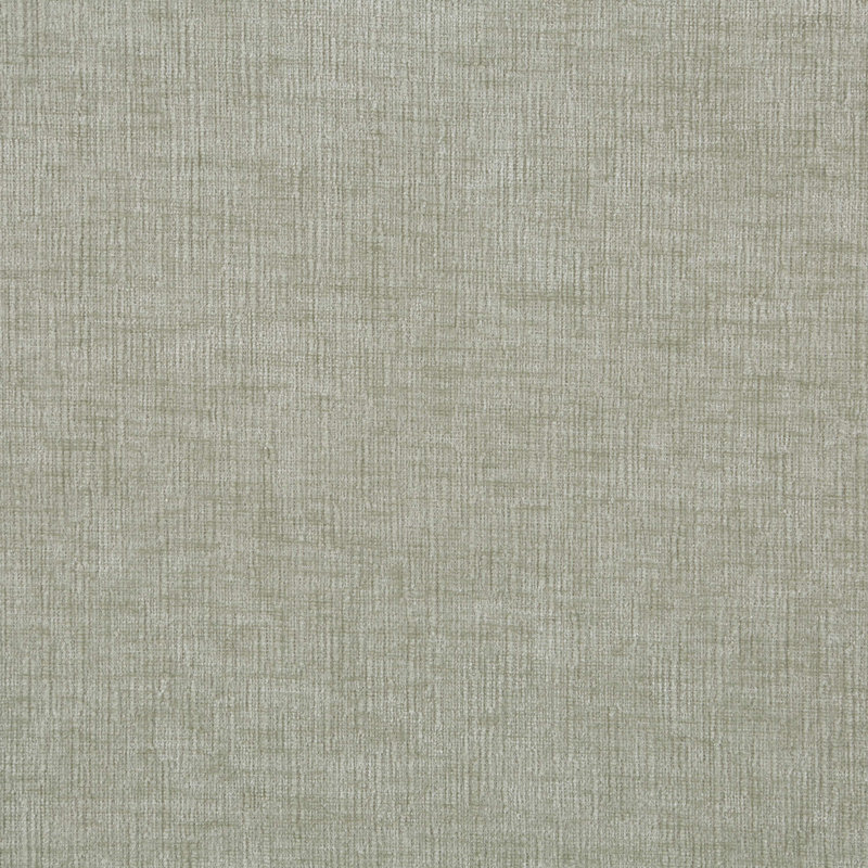 Banc rembourré Bryaunna, Tissu chenille vert menthe / finition noire