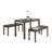 Aujanae 4 - Person Four Leg Dining Set-340527432-340527435