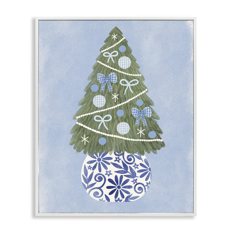 Arbre de Noël, estampe numérique, design par Taylor Shannon Designs, H 14 po x l 11 po