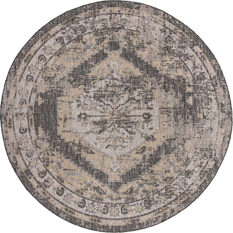 Tapis d'extérieur Nil, Rond 10 pi