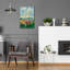  «Green Meadow 2» par Silvia Vassileva, art mural en verre acrylique, 16 po x 24 po-742858866