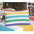 Ambesonne Striped Fitted Sheet & Pillow Sham, Multicolor-106793816