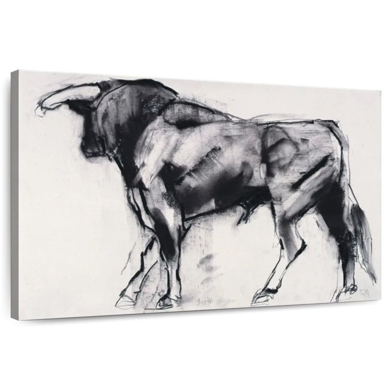 Toro Azul I, 32" H x 48" W