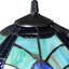 Luminaire suspendu de style dôme en verre coloré 10,25 po-1630676996