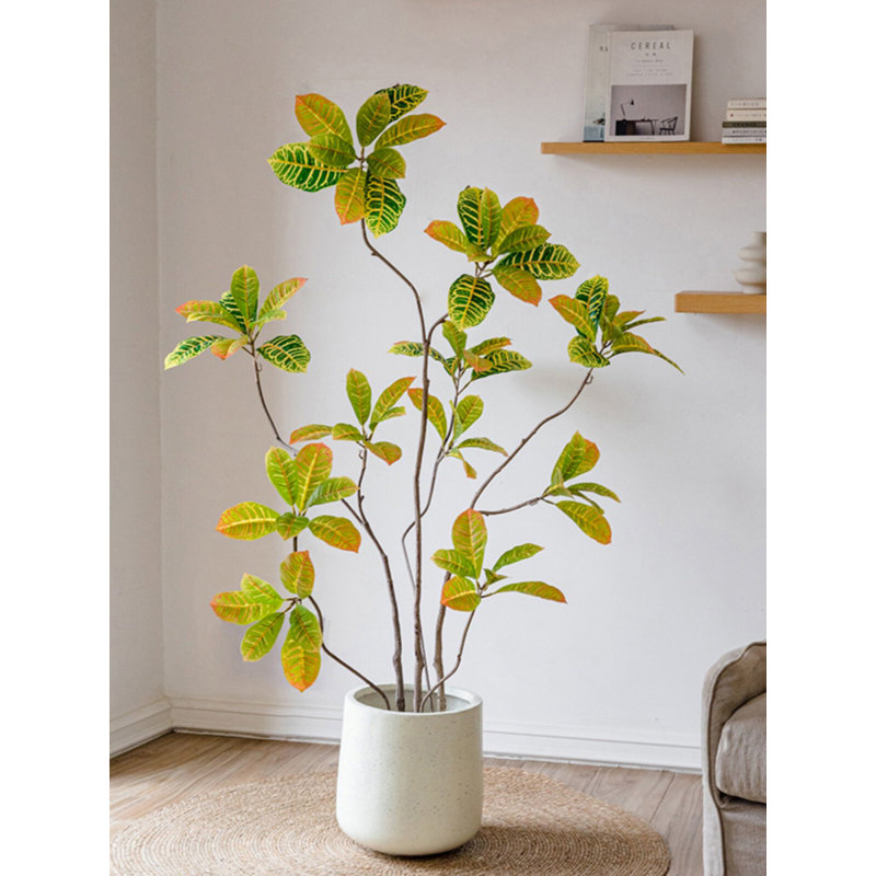 Ornement artificiel en ficus artificiel pour salon