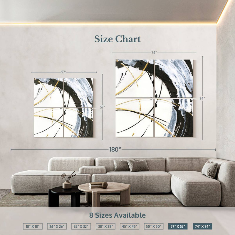 Continuum II, 57" H x 57" W